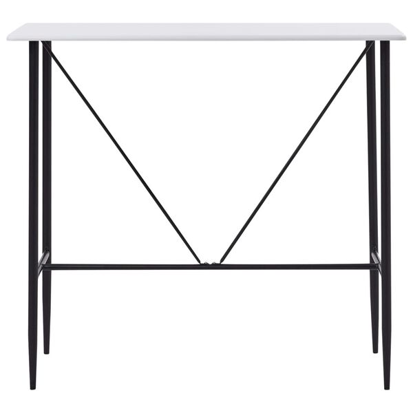 vidaXL Ensemble de bar 5 pcs Plastique Noir