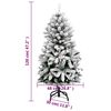 vidaXL Sapin de Noël artificiel articulé 150 LED et boules 120 cm