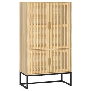 vidaXL Buffet haut 70x35x125 cm bois d'ing&eacute;nierie