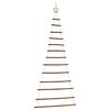 vidaXL Sapin de No&euml;l suspendu avec &eacute;toile sup&eacute;rieure 86 x 180 cm Branche naturelle