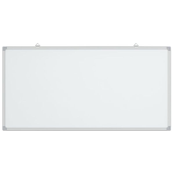vidaXL Tableau blanc magn&eacute;tique 100x50x1,7 cm aluminium