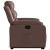 vidaXL Fauteuil inclinable marron similicuir