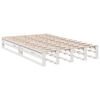 vidaXL Lit biblioth&egrave;que sans matelas blanc 120x190 cm bois pin massif