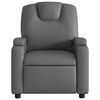 vidaXL Fauteuil inclinable &eacute;lectrique Gris Similicuir