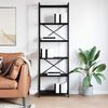 vidaXL &Eacute;tag&egrave;re Ch&ecirc;ne noir 40 x 30 x 85 cm Bois d'ing&eacute;nierie