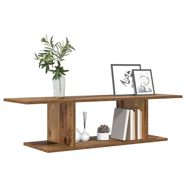 vidaXL Ensemble meuble TV Marron 103 x 30 x 26,5 cm Bois d'ing&eacute;nierie