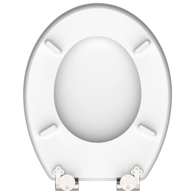 SCHÜTTE Siège de toilette avec fermeture en douceur BALANCE MDF