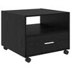 vidaXL Table basse Ch&ecirc;ne noir 55 x 55 x 45cm Bois d'ing&eacute;nierie