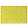vidaXL Coussins de plancher de palette lot de 3 Vert pomme Coton