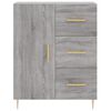 vidaXL Buffet sonoma gris 69,5x34x90 cm bois d'ing&eacute;nierie