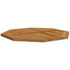 vidaXL Dessus de table 80x80x2,5 cm octogonal bois de teck massif
