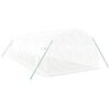 vidaXL Serre avec cadre en acier blanc 24 m&sup2; 8x3x2 m