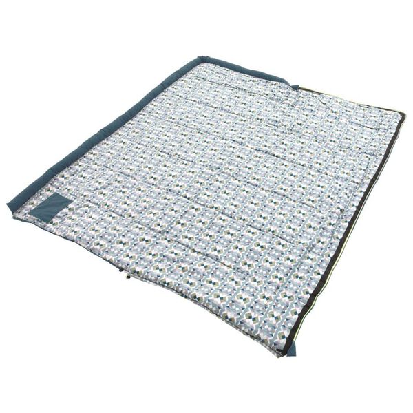 Outwell Sac de couchage Camper Bleu Fermeture &eacute;clair droit