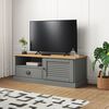 vidaXL Meuble TV VIGO gris 106x40x40 cm bois massif de pin