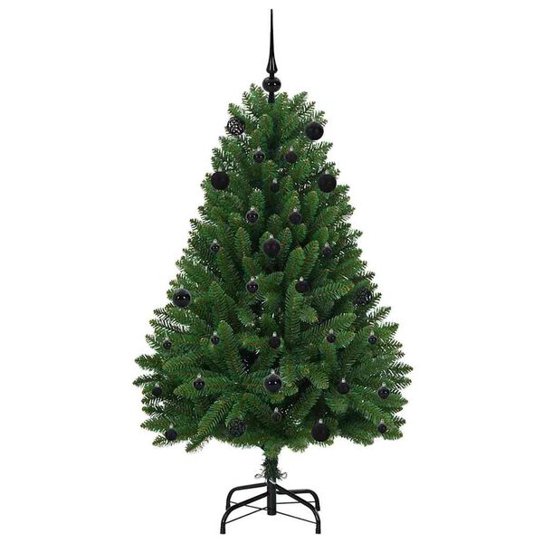 vidaXL Sapin de No&euml;l artificiel avec 150 LED Vert 150 cm PVC et m&eacute;tal