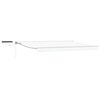 vidaXL Auvent r&eacute;tractable &eacute;lectrique Blanc 4,5 &times; 3 m
