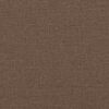vidaXL Canap&eacute; Marron 219 x 80 x 82 cm tissu