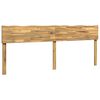 vidaXL T&ecirc;te de lit en bois brut ROSTOCK Blanc 200 cm