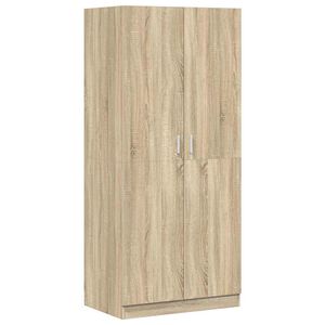 vidaXL Garde-robe Ch&ecirc;ne sonoma 80x52x180 cm Bois d&rsquo;ing&eacute;nierie
