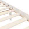 vidaXL Cadre de lit sans matelas blanc 160x200 cm bois de pin massif