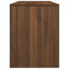 vidaXL Tabouret de toilette Chêne marron 70x35x45 cm Bois d'ingénierie