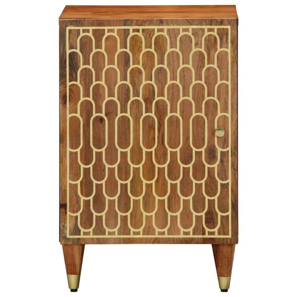 vidaXL Armoire de salle de bain 38x33x58 cm bois massif de manguier