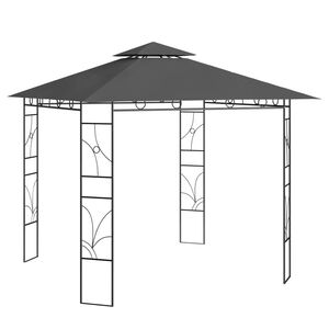 vidaXL Belv&eacute;d&egrave;re 3x3x2,7 m Anthracite 160 g/m&sup2;