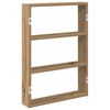 vidaXL Étagère murale chêne artisanal 43x9x60 cm bois d'ingénierie