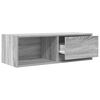 vidaXL Meuble TV sonoma gris 80x31x25,5 cm bois d'ing&eacute;nierie