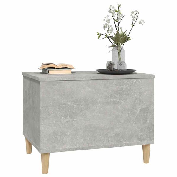 vidaXL Table basse Gris b&eacute;ton 60x44,5x45 cm Bois d'ing&eacute;nierie