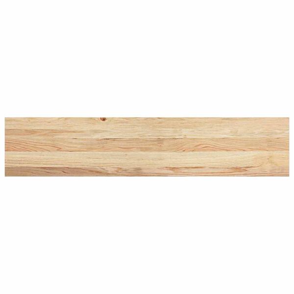 vidaXL Marches d'escalier 4pcs non trait&eacute; 120x25x2cm bois ch&ecirc;ne massif