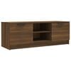 vidaXL Meuble TV Ch&ecirc;ne marron 102x35x36,5 cm Bois d'ing&eacute;nierie