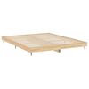 vidaXL Cadre de lit sans matelas ch&ecirc;ne sonoma 180x200 cm
