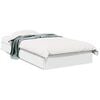 vidaXL Cadre de lit avec tiroirs sans matelas blanc 100x200 cm
