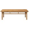 vidaXL Table basse 110x55x35 cm bambou