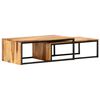 vidaXL Tables gigognes 2 pcs Bois solide
