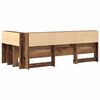 vidaXL T&ecirc;te de lit de rangement Bois Ancien 90 cm Bois d'ing&eacute;nierie