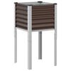 vidaXL Jardini&egrave;re Marron 45x45x88 cm Acier