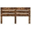 vidaXL T&ecirc;te de lit Ch&ecirc;ne fum&eacute; 200 cm Bois d'ing&eacute;nierie