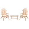 vidaXL Ensemble de salon de jardin 3 pcs bois massif d'&eacute;pic&eacute;a
