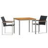 vidaXL Ensemble de salle &agrave; manger pour jardin 3 pc