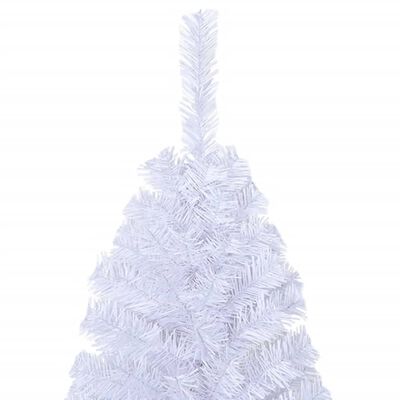 vidaXL Arbre de Noël artificiel avec branches épaisses blanc 120cm PVC