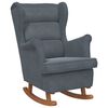 vidaXL Chaise &agrave; bascule Gris fonc&eacute; 92 x 71 x 100 cm Contreplaqu&eacute;
