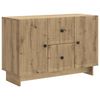 vidaXL Buffet Ch&ecirc;ne artisanal 89 x 34,5 x 60 cm Bois d'ing&eacute;nierie