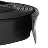 vidaXL Joint de porte de garage Noir 52 x 2 mm 2,5 m PVC