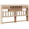 vidaXL Lit biblioth&egrave;que sans matelas 180x200 cm bois massif de pin