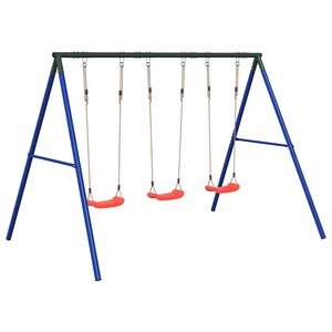 vidaXL Ensemble de balan&ccedil;oire d'ext&eacute;rieur avec 3 balan&ccedil;oires