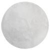 vidaXL Tapis HUARTE &agrave; poils courts doux et lavable gris &Oslash; 100 cm