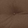 vidaXL Coussin de Dos Marron 120 x 24 x 50 cm tissu