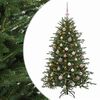 vidaXL Sapin de No&euml;l artificiel avec boules 120 cm 150 LED Blanc chaud